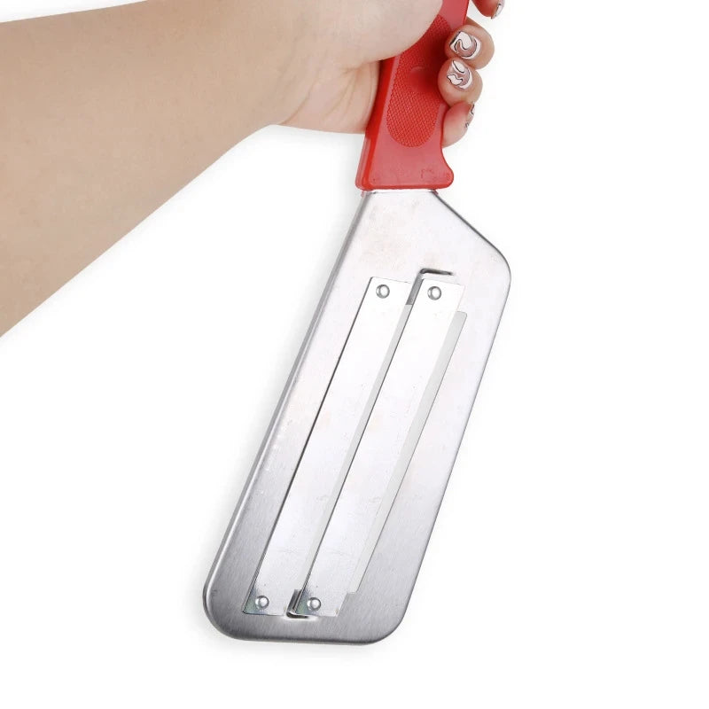Stainless Steel Vegetable Slicer – Double Blade Kitchen Cutter