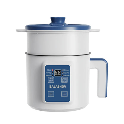 Mini 1.7L Smart Rice Cooker – Non-Stick Multi Cook Pot