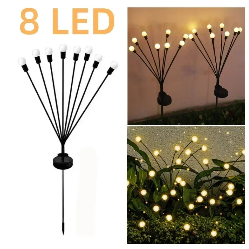 Solar Jellyfish Lights – Colorful Garden LED Decor (6/8/10 Heads)