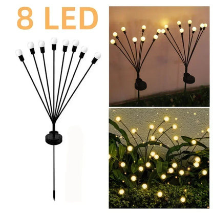 Solar Jellyfish Lights – Colorful Garden LED Decor (6/8/10 Heads)