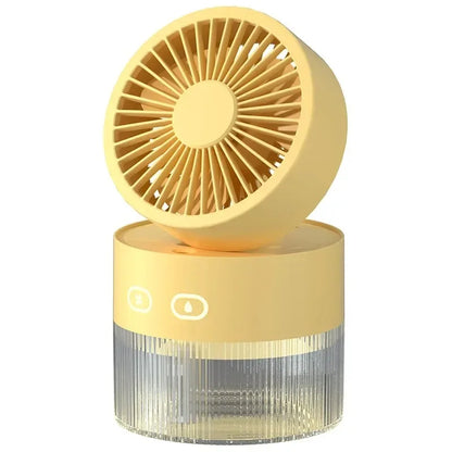Portable Mini Mist Cooling Fan with LED Light