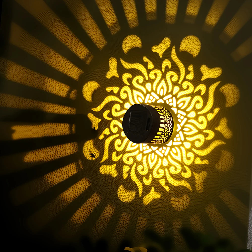 LED Solar Wall Light – Warm White, Waterproof & Outdoor Friendly