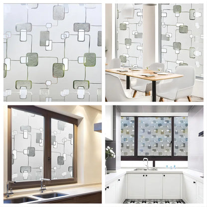 Frosted Window Privacy Film – Static Cling & UV Protection