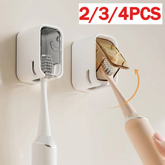 Wall-Mounted Toothbrush Holder Organizer