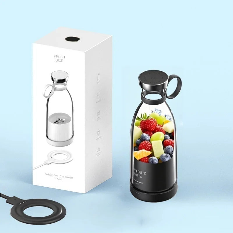 Portable USB Juicer Cup – 350ml Rechargeable Blender