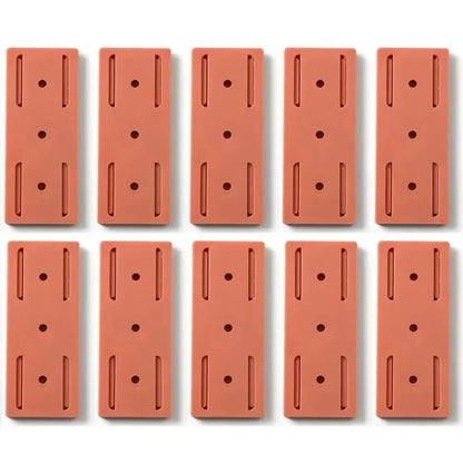 Wall-Mounted Power Strip & Cable Organizer – Self-Adhesive Plug Holder