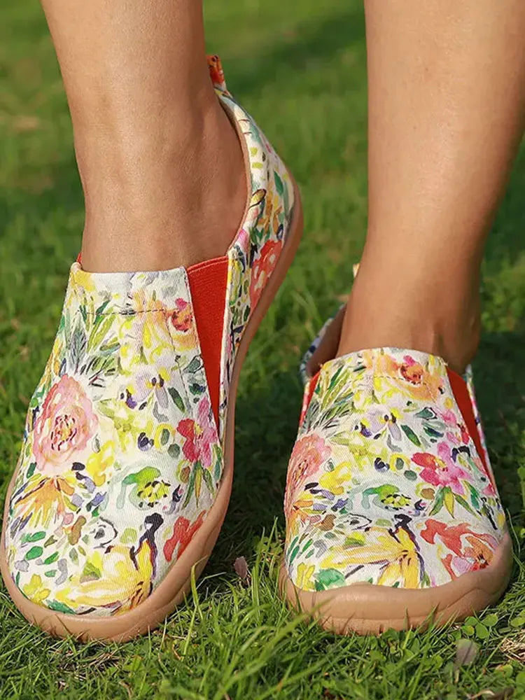 Women's Clover Comfort Flats – Lightweight Slip-On Everyday Shoes