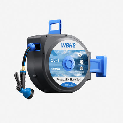 Retractable Garden Hose Reel – High-Pressure Watering Made Easy