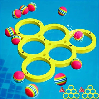 Fun Splash Floating Pool Game – Colorful Balls for Summer