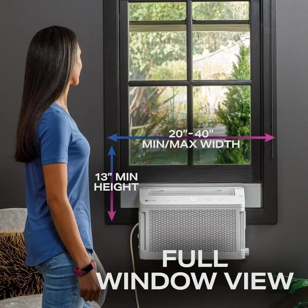 GE ClearView 12K Smart Window AC – Ultra Quiet WiFi Inverter