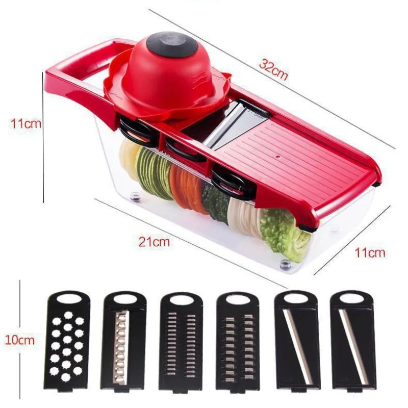 6-in-1 Multi Vegetable Slicer & Julienne Cutter