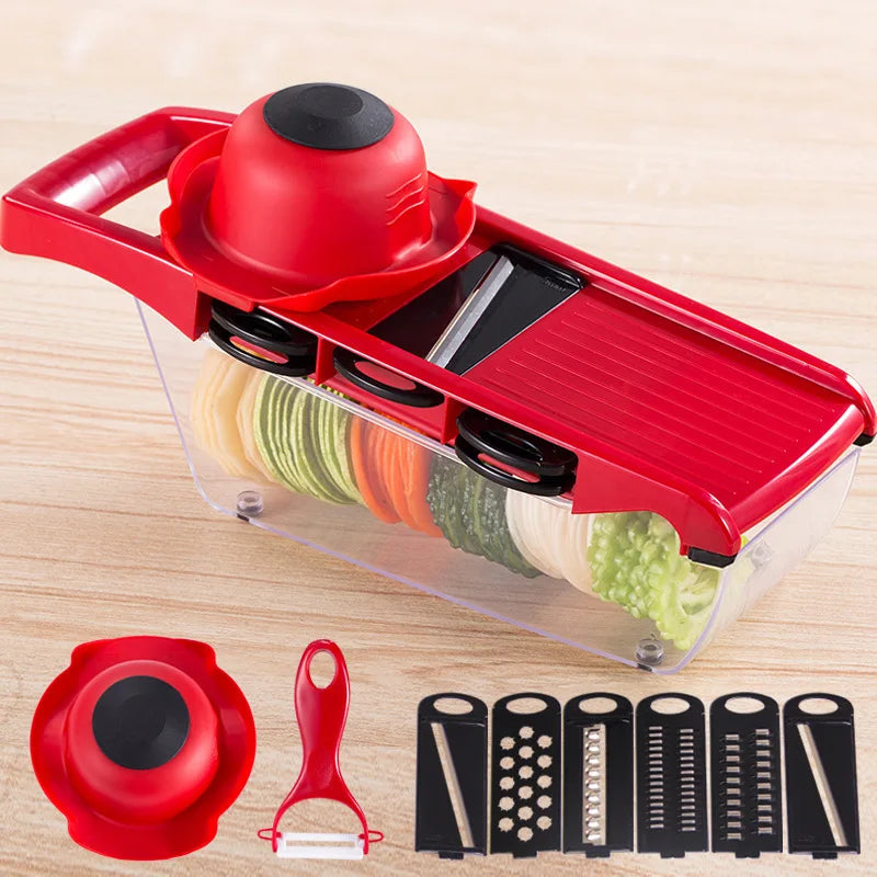 6-in-1 Multi Vegetable Slicer & Julienne Cutter