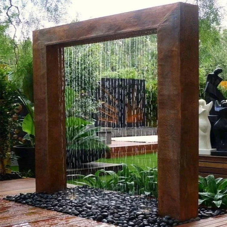 Luxury Rain Curtain Waterfall Fountain