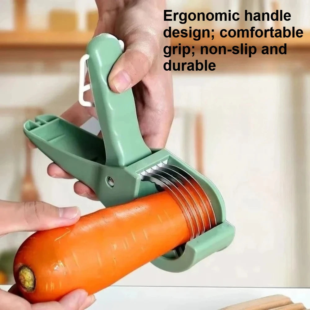 Multi-Function Stainless Steel Fruit & Vegetable Slicer