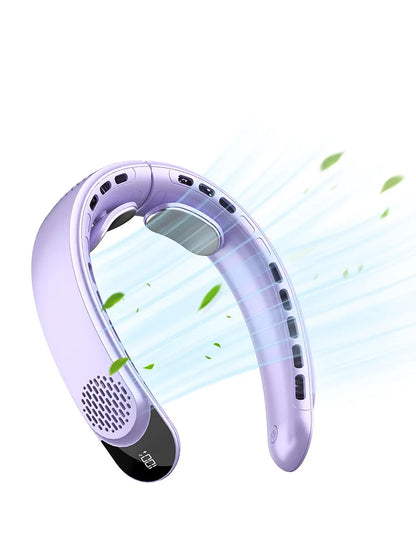 4000mAh Bladeless Neck Fan Portable 3-Speed Fan