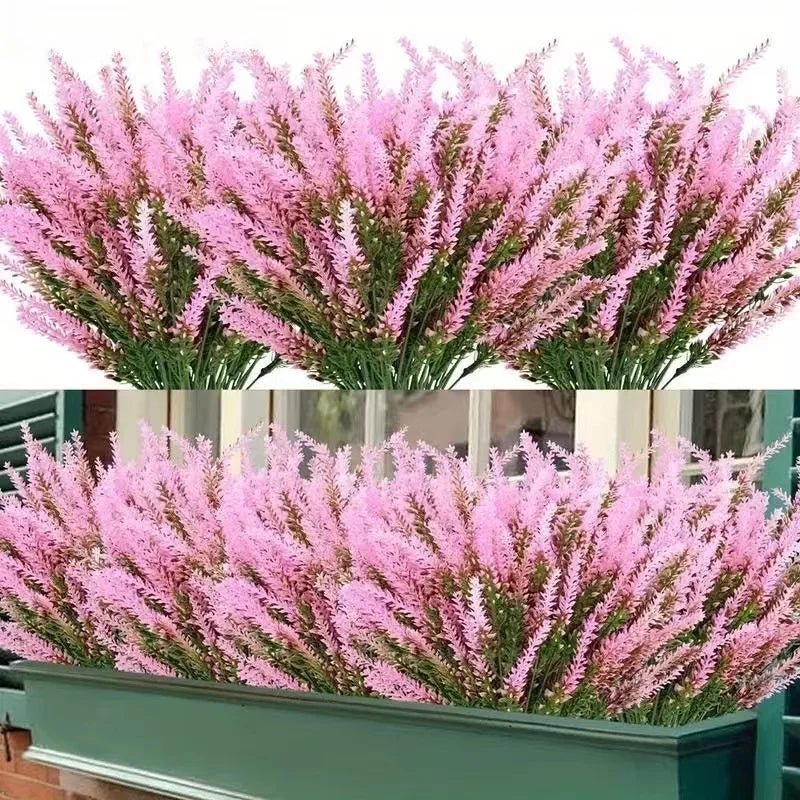 Realistic Lavender Artificial Flowers (2-Pack) – Elegant Home & Outdoor Decor
