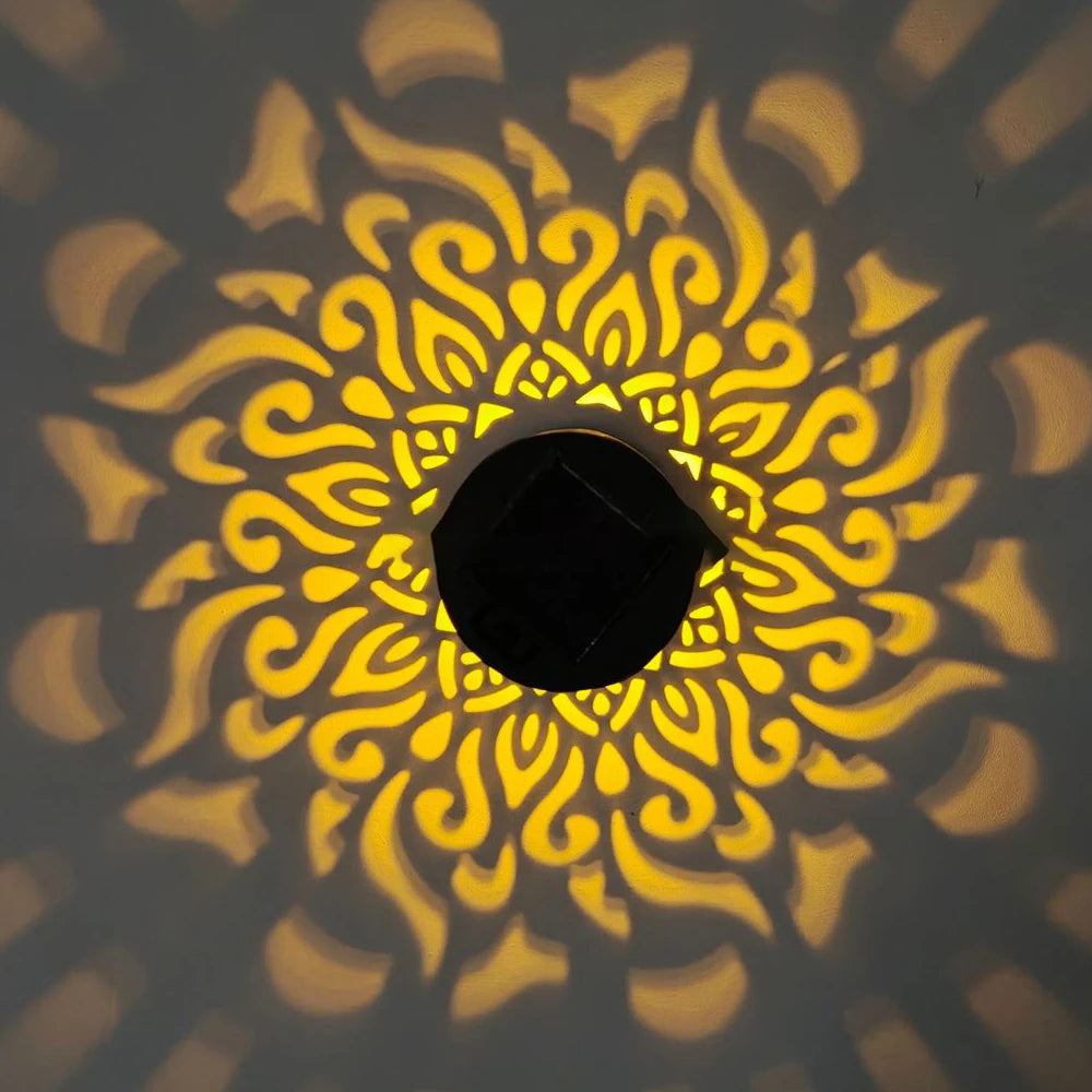 LED Solar Wall Light – Warm White, Waterproof & Outdoor Friendly