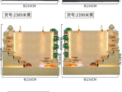 Modern Indoor Water Fountain Wall – Luxury Waterfall Decor