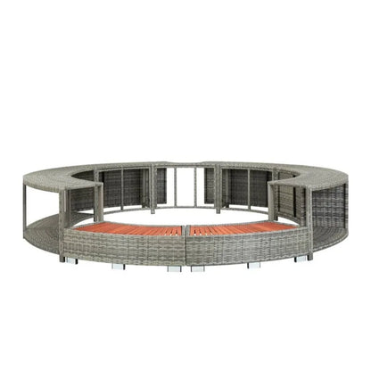 LuxeCurve Outdoor Rattan Sofa Set