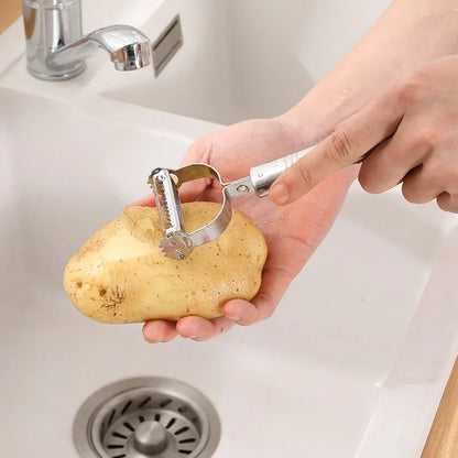 2-in-1 Stainless Steel Vegetable Peeler & Julienne Cutter