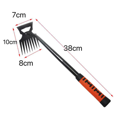 2-in-1 Garden Weeding Shovel & Rake – Stainless Steel Tool