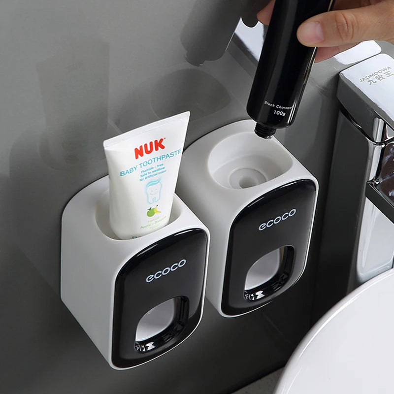 Wall Mounted Toothpaste Dispenser Set for bathroom