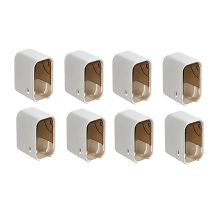 Wall-Mounted Toothbrush Holder Organizer