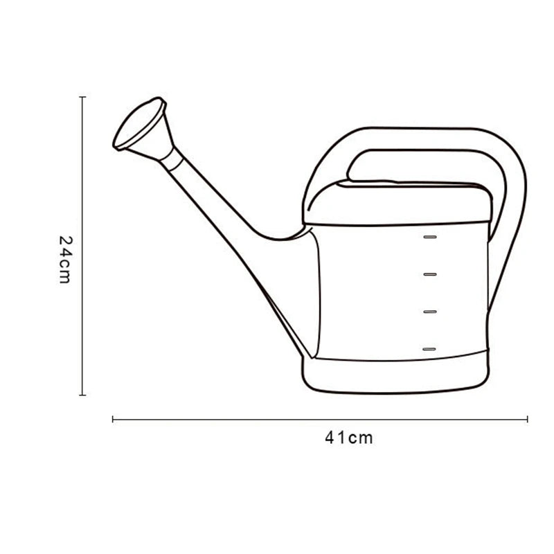 3L Long Spout Watering Can for Indoor & Outdoor Plants