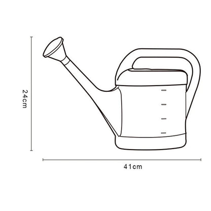 3L Long Spout Watering Can for Indoor & Outdoor Plants