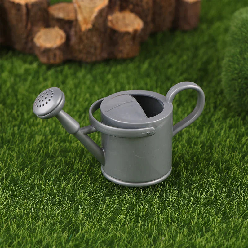 Mini Dollhouse Gardening Tools – Watering Can, Shovel & Sprinkler