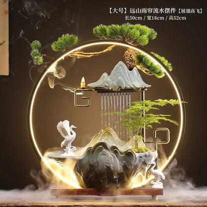 Zen Ceramic Water Fountain Humidifier