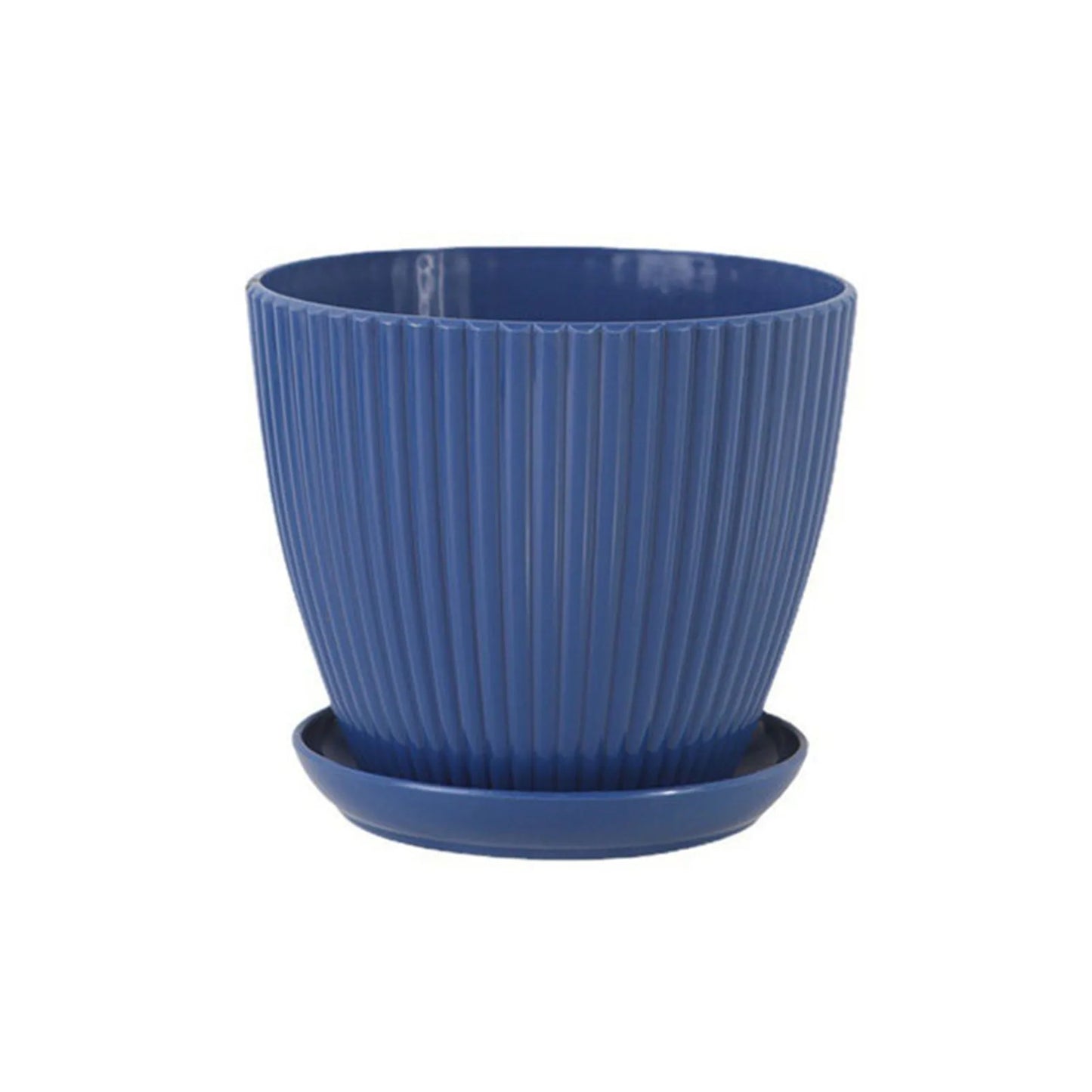 Minimalist Resin Plant Pot with Drainage Tray