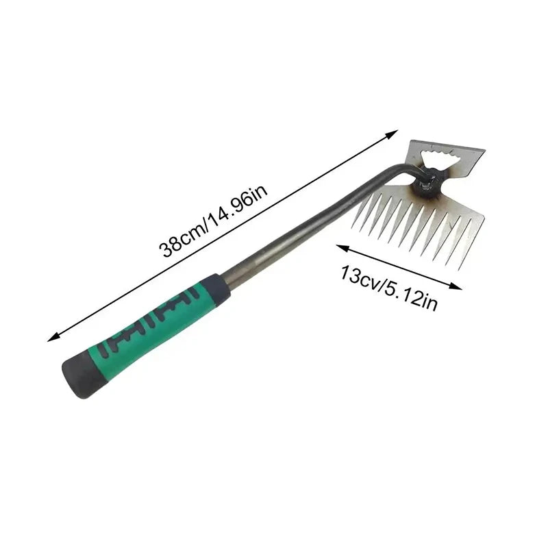 Carbon Steel Hollow Garden Hoe – Easy Weeder & Soil Loosening Tool