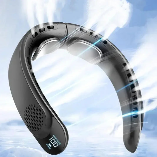 4000mAh Bladeless Neck Fan Portable 3-Speed Fan