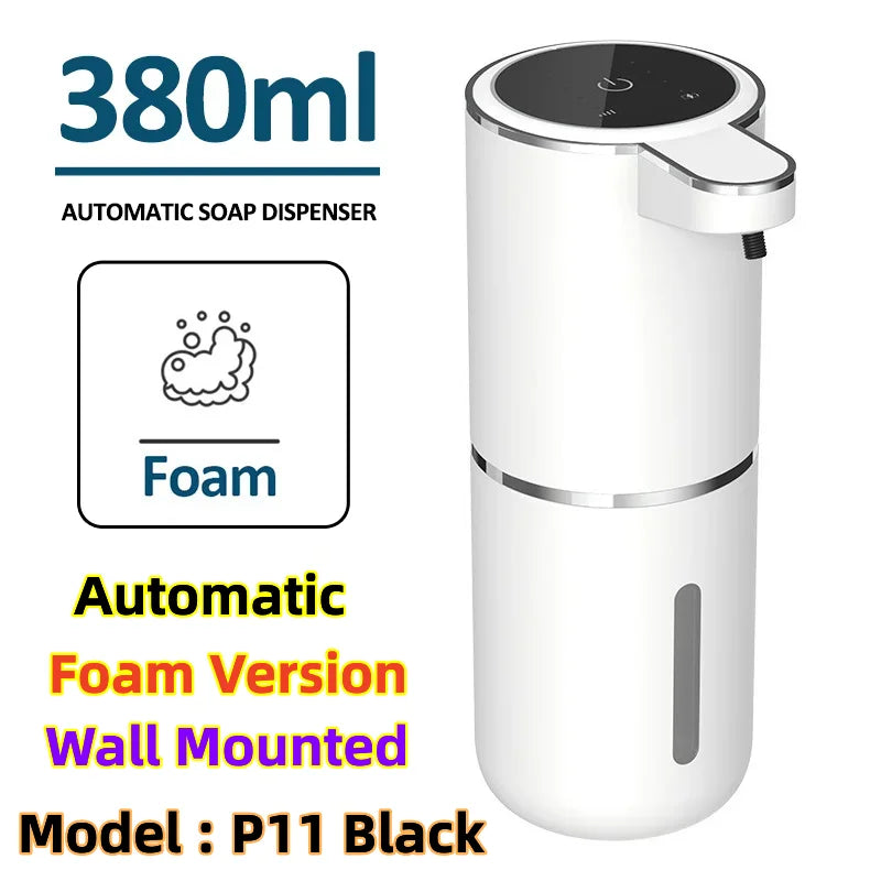 380ml Touchless Foam Soap Dispenser – USB Rechargeable