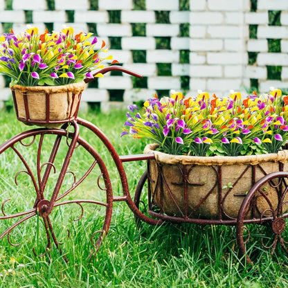 33cm Artificial Calla Lily Bouquet – Silk Flowers for Home & Wedding