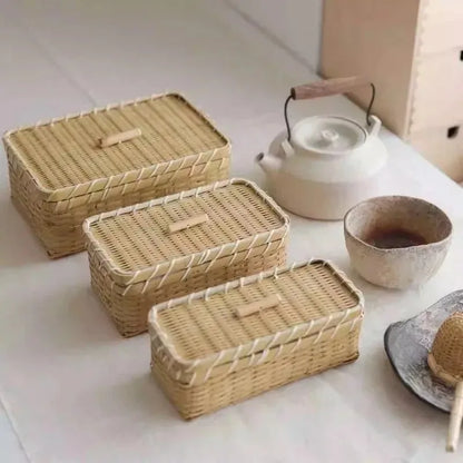 Handmade Bamboo Picnic & Storage Box
