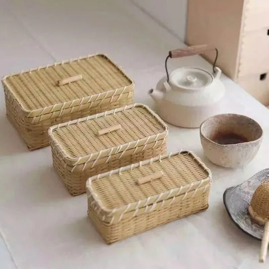 Handmade Bamboo Picnic & Storage Box