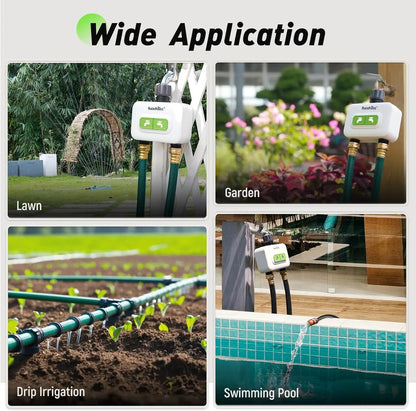 Smart 2-Zone WiFi Garden Water Timer | Automatic Sprinkler Control
