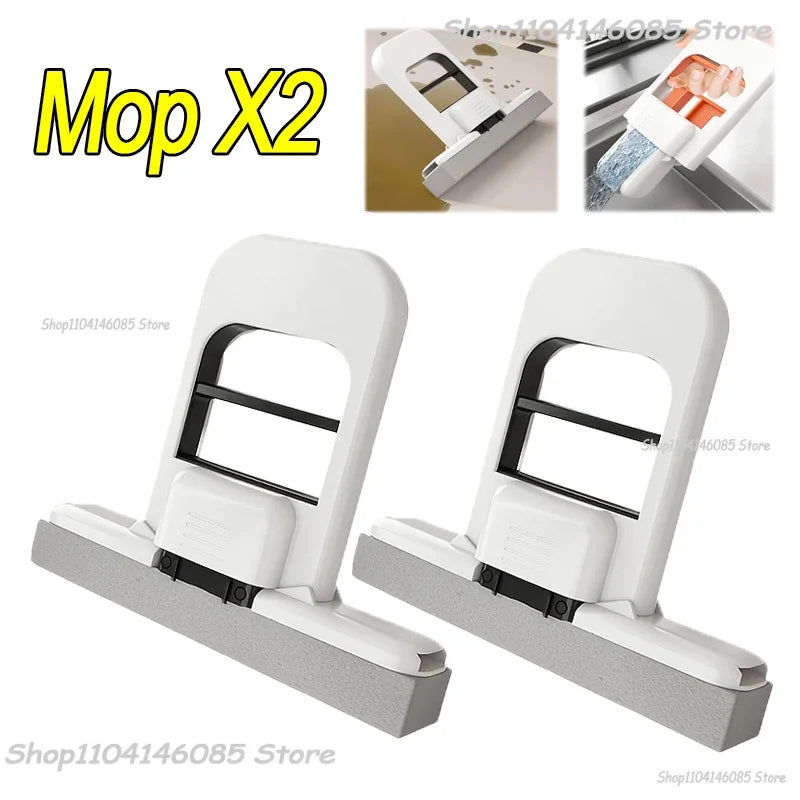 Mini Sponge Mop – Wet & Dry Cleaning for Home & Bathroom