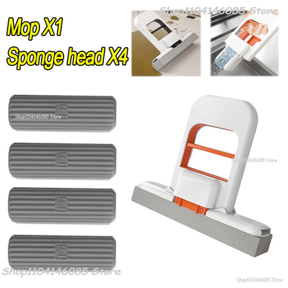 Mini Sponge Mop – Wet & Dry Cleaning for Home & Bathroom