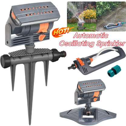 Automatic Oscillating Lawn Sprinkler – 4 Mode Garden Watering System