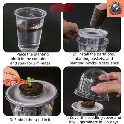 Hydroponic Seed Starter – Transparent Root Pot