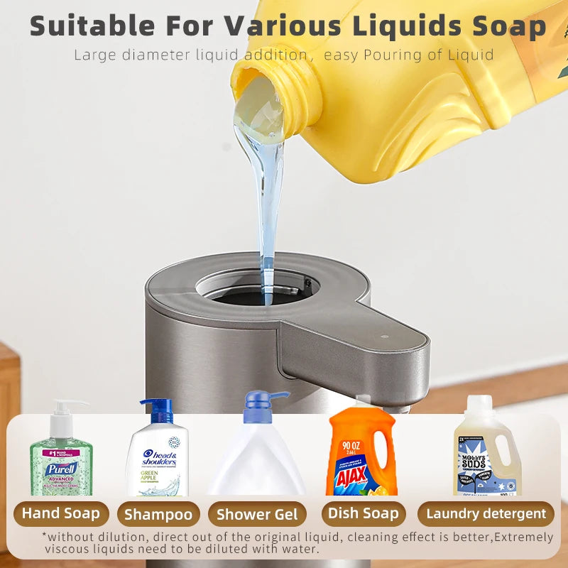 Touchless Stainless Steel Soap Dispenser