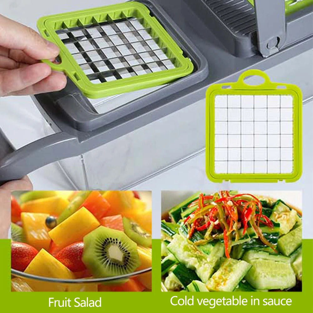 14-in-1 Vegetable Chopper & Slicer – Multi Kitchen Cutter