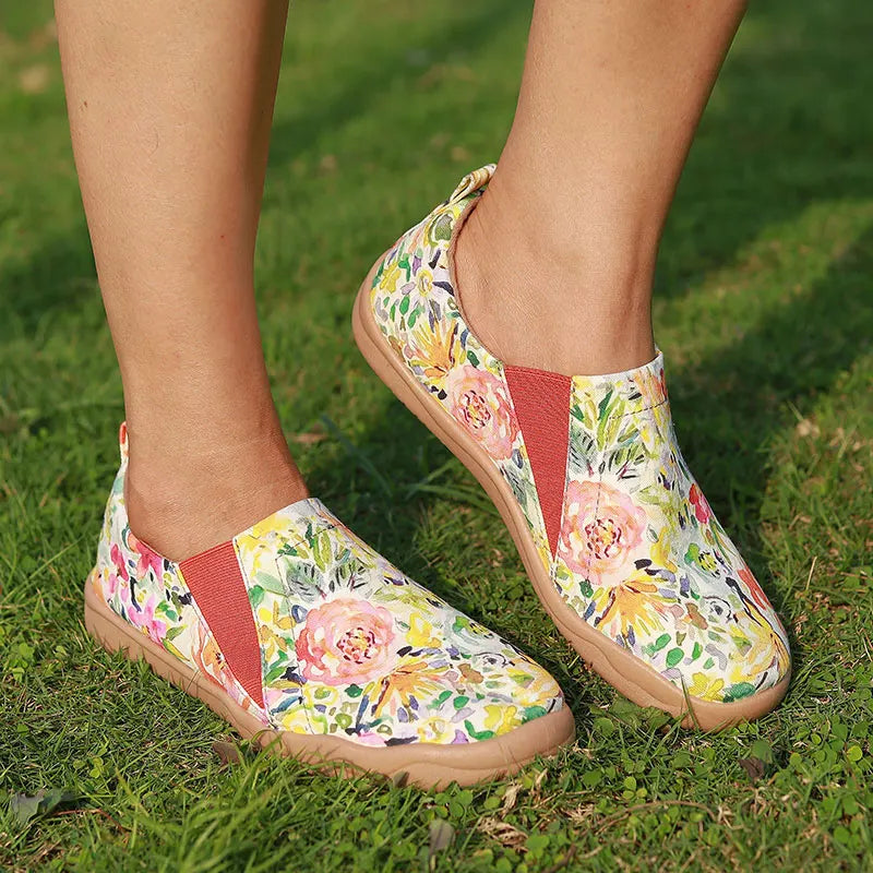 Women's Clover Comfort Flats – Lightweight Slip-On Everyday Shoes