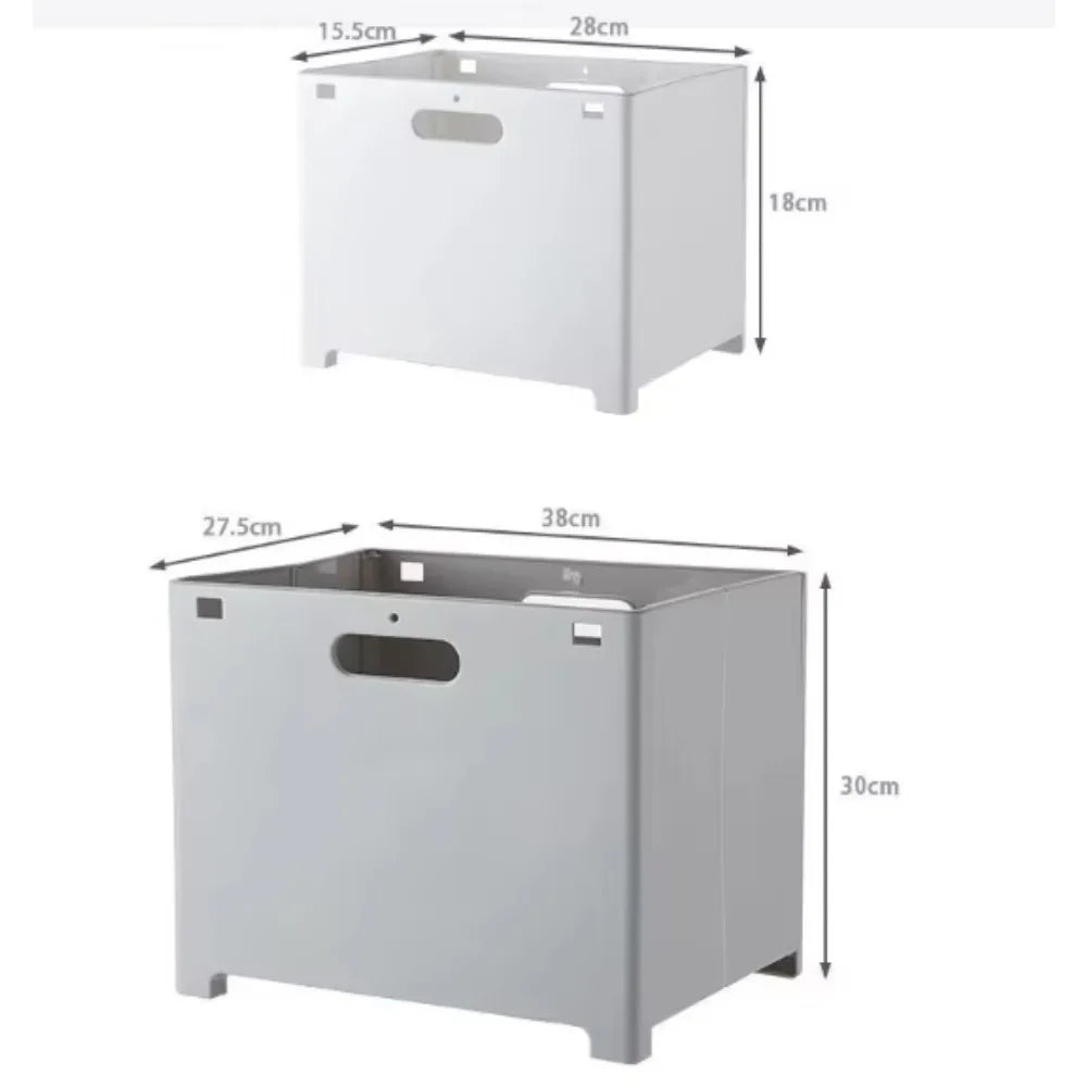 Foldable Wall-Mounted Laundry Basket – Space-Saving Organizer
