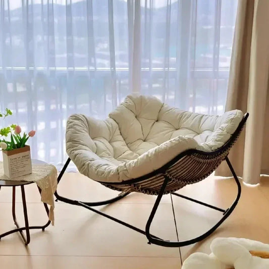 Bird Nest Rocking Chair – Cozy Living Room & Balcony Lounger