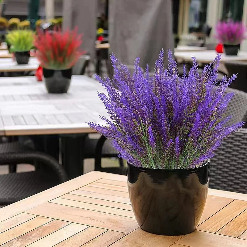 Realistic Lavender Artificial Flowers (2-Pack) – Elegant Home & Outdoor Decor