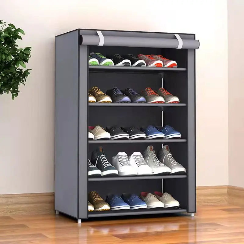 Dustproof Multilayer Shoe Rack | Space-Saving Shoe Organizer